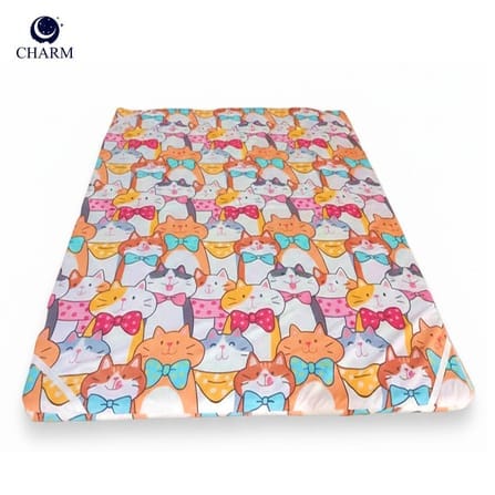 ท็อปเปอร์ 6 ฟุต CHARM ลาย DREAMY CAT แผ่นรองนอน_0